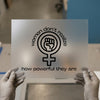 Empowered Woman | DTF Transfer Ready to Press | Feminist Heat Transfer