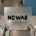 No War | DTF Transfer Ready to Press | Bold Statement Heat Transfer