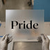 Pride Text | DTF Transfer Ready to Press | Elegant Serif Heat Transfer
