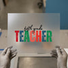Fifth Grade Teacher | DTF Transfer Ready to Press | Distressed Font Heat Transfer
