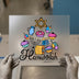 Hanukkah Doodle Design | DTF Transfer Ready to Press | Festive Holiday Heat Transfer