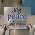 Joy Peace Latke Crease DTF Transfer Ready to Press | Holiday Warmth Heat Transfer