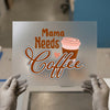 Mama Needs Coffee | DTF Transfer Ready to Press | Retro Coffee Heat Transfer