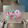 Mama Floral | DTF Transfer Ready to Press | Watercolor Style Heat Transfer