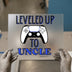 Leveled Up To Uncle | DTF Transfer Ready to Press | Gamer Pregnancy Announcement Heat Transfer