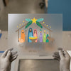 Nativity Scene Christmas | DTF Transfer Ready to Press | Cartoon Style Heat Transfer