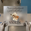 Violin Girl Quote | DTF Transfer Ready to Press | Musical Instrument Heat Transfer