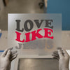 Love Like Jesus | DTF Transfer Ready to Press | Retro Christian Heat Transfer