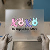 XOXO Donut Design | DTF Transfer Ready to Press | Sweet Treat Heat Transfer