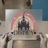 Castle Rainbow | DTF Transfer Ready to Press | Retro Style Heat Transfer