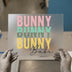 Bunny Babe Leopard | DTF Transfer Ready to Press | Easter Spring Heat Transfer