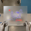 Greece Sketch Outline | DTF Transfer Ready to Press | Travel Aesthetic Heat Transfer