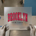 Brooklyn New York Arch | DTF Transfer Ready to Press | Collegiate Style Heat Transfer
