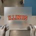 ILLINOIS Wordmark | DTF Transfer Ready to Press | Collegiate Style Heat Transfer