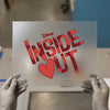 Inside Out Movie Logo | DTF Transfer Ready to Press | Iconic Hearts Heat Transfer