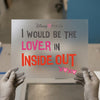 I Would Be The Lover In Inside Out | DTF Transfer Ready to Press | Cartoon Heat Transfer