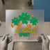Shamrock St. Patrick's Spirit | DTF Transfer Ready to Press | Retro Style Heat Transfer
