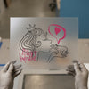 Princess Kissing Frog | DTF Transfer Ready to Press | Valentine's Heat Transfer