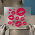 Lip Kiss Marks | DTF Transfer Ready to Press | Vibrant Heat Transfer
