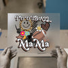 Football Mama Retro Cheetah | DTF Transfer Ready to Press | Game Day Heat Transfer