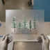 Winter Wonderland Trees | DTF Transfer Ready to Press | Watercolor Style Heat Transfer