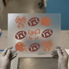 Football Helmet & Bow | DTF Transfer Ready to Press | Game Day Heat Transfer