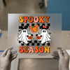Spooky Season Ghosts | DTF Transfer Ready to Press | Retro Halloween Heat Transfer