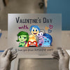 Valentine's Day Inside Out | DTF Transfer Ready to Press | Cartoon Heat Transfer