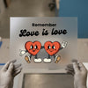 Love is Love Hearts | DTF Transfer Ready to Press | Retro Cartoon Heat Transfer