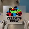 Building Blocks Clean Up Crew | DTF Transfer Ready to Press | Kids' Room Style Heat Transfer