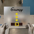 Grumpy Dwarf Costume | DTF Transfer Ready to Press | Cartoon Character Heat Transfer