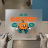 Oh My Gourd! Pumpkin DTF Transfer Ready to Press | Retro Cartoon Heat Transfer