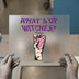 What's Up Witches? | DTF Transfer Ready to Press | Spooky Aesthetic Heat Transfer