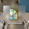 Madrid España View | DTF Transfer Ready to Press | Scenic Travel Art Heat Transfer