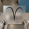 Aries Zodiac Sign | DTF Transfer Ready to Press | Astrological Heat Transfer