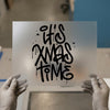 It's Xmas Time Graffiti | DTF Transfer Ready to Press | Holiday Street Style Heat Transfer