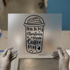 Christmas Movie Coffee Mug | DTF Transfer Ready to Press | Cozy Holiday Heat Transfer