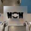 Monster Mom Fangs | DTF Transfer Ready to Press | Edgy Horror Heat Transfer
