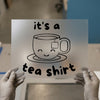 Cute Tea Cup | DTF Transfer Ready to Press | Kawaii Outline Heat Transfer