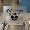 Princess Security | DTF Transfer Ready to Press | Bold Typography Heat Transfer