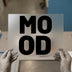Minimalist 'MOOD' Text | DTF Transfer Ready to Press | Bold Statement Heat Transfer