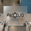 Proud Star of David | DTF Transfer Ready to Press | Symbolic Heat Transfer