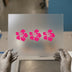 Pink Hibiscus Flowers | DTF Transfer Ready to Press | Tropical Floral Heat Transfer