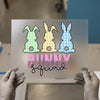 Bunny Squad Gingham | DTF Transfer Ready to Press | Easter Heat Transfer