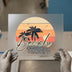 Beach Therapy Sunset | DTF Transfer Ready to Press | Retro Summer Heat Transfer