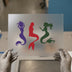 Mermaid Silhouettes | DTF Transfer Ready to Press | Fantasy Heat Transfer