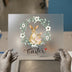 Easter Bunnies Wreath | DTF Transfer Ready to Press | Watercolor Art Heat Transfer