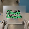 Happy Camper | DTF Transfer Ready to Press | Retro Camping Heat Transfer