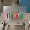 Sixth Grade Teacher | DTF Transfer Ready to Press | Retro Distressed Heat Transfer
