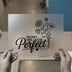 You Don't Have to Be Perfect | DTF Transfer Ready to Press | Motivational Heat Transfer